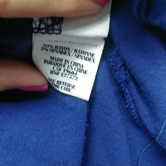 Beautiful blue open hi-low cardigan - Picture 5 of 7